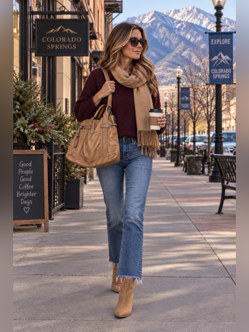 B Makowsky Convertible Shoulder Bag